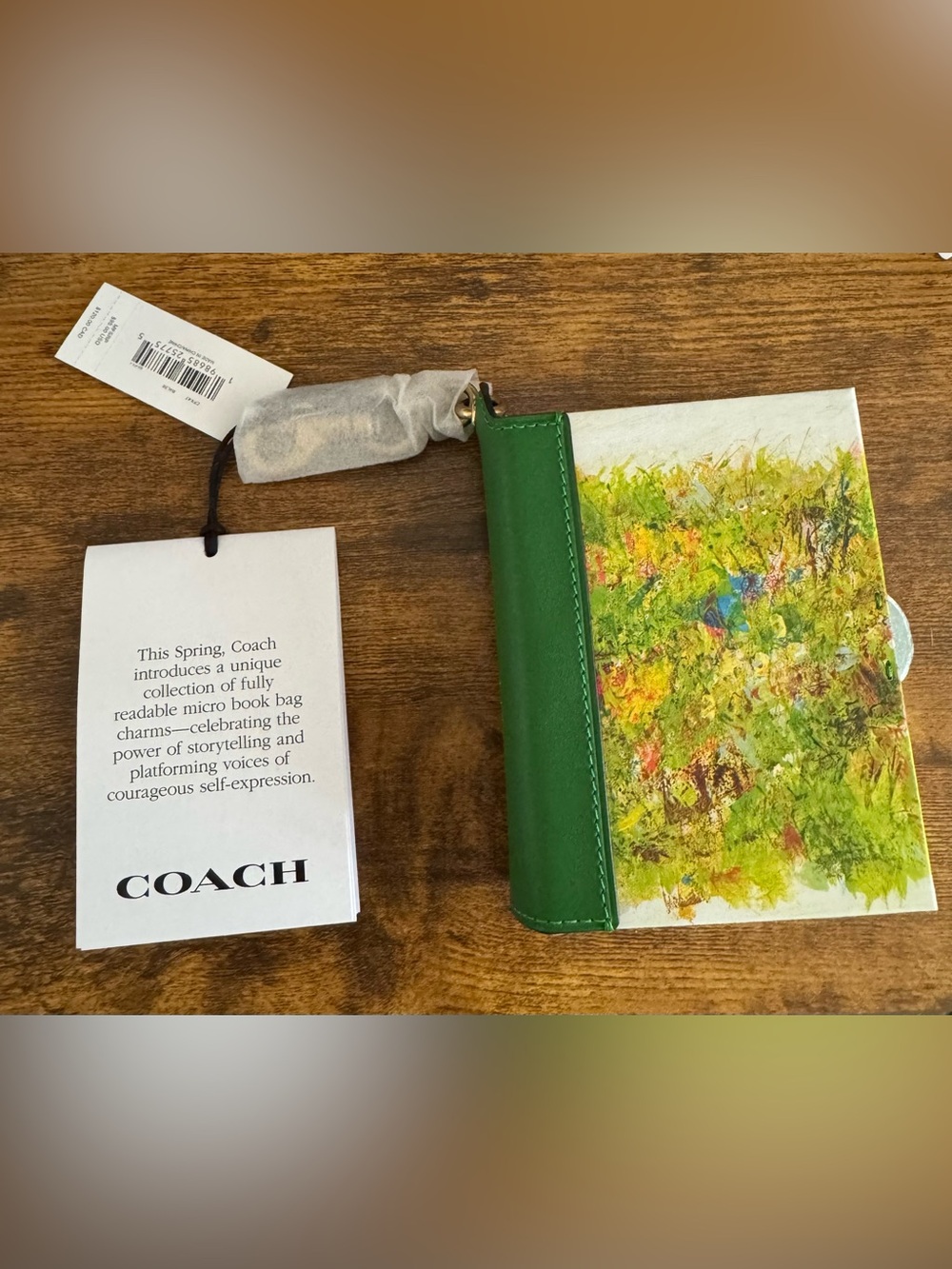 Coach book bag charm Honey Bees and Distant Thunder by Riku Onda